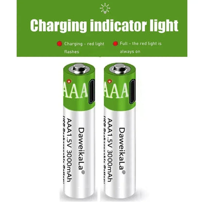 PowerGo USB Rechargeable AAA Batteries