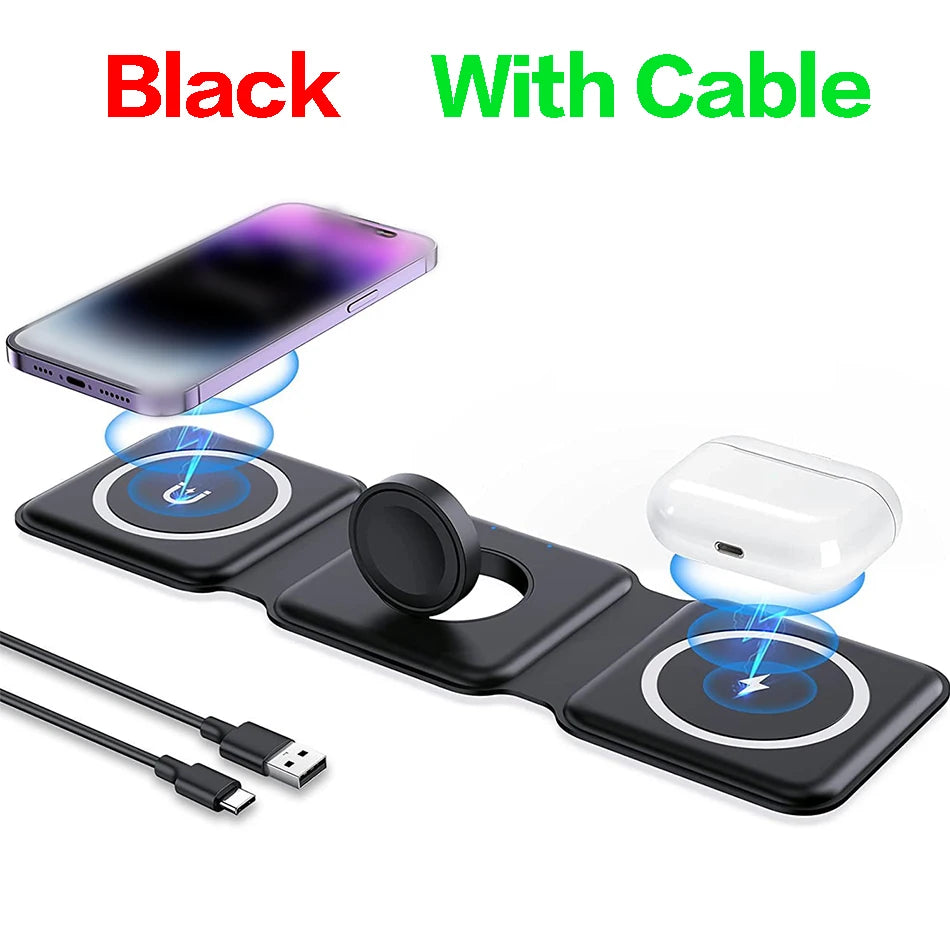 TriCharge Foldable Wireless Dock