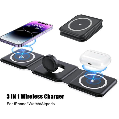 TriCharge Foldable Wireless Dock